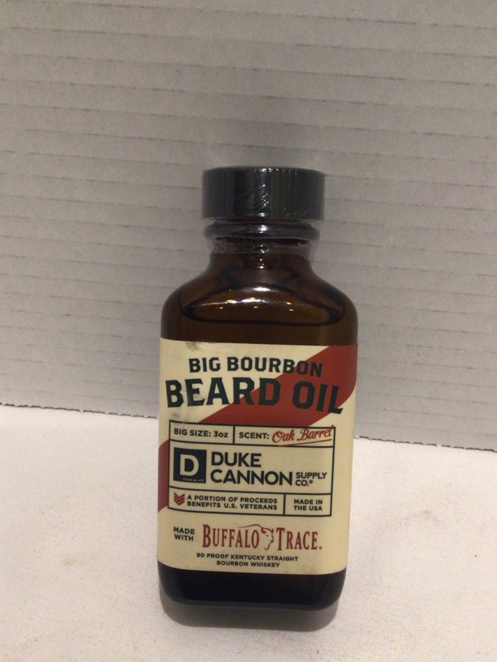 Duke Cannon Big Bourbon Beard Oil - Brown 30oz sealed